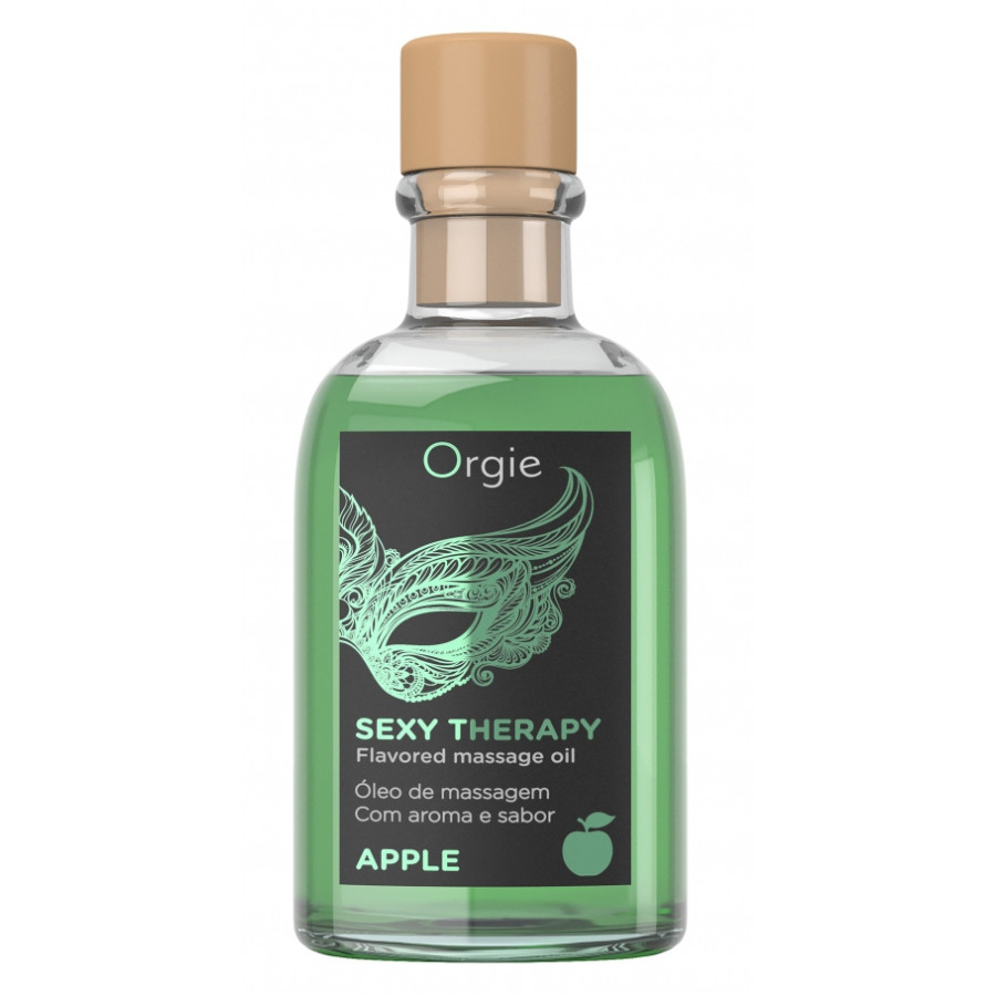 Huile de massage embrassable Sexy Therapy Pomme 100ml