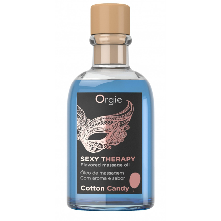 Huile de massage Embrassable SEXY THERAPY Barbe à papa 100ml