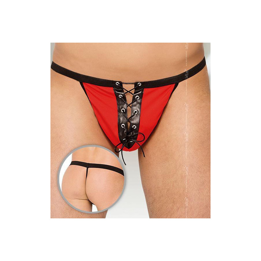 String Homme LACET Rouge