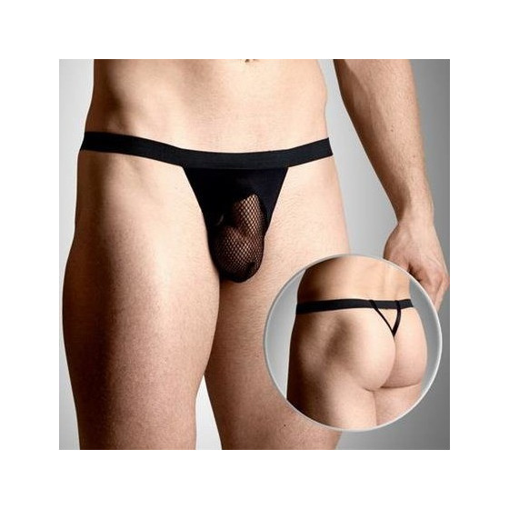 String Homme Mesh Noir