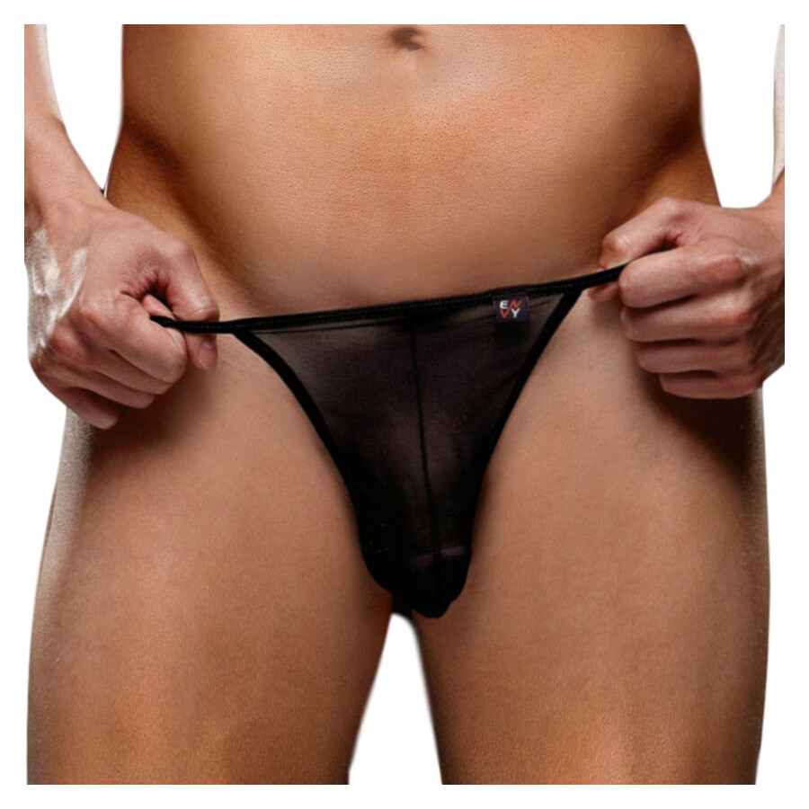 String Fin Mesh Noir