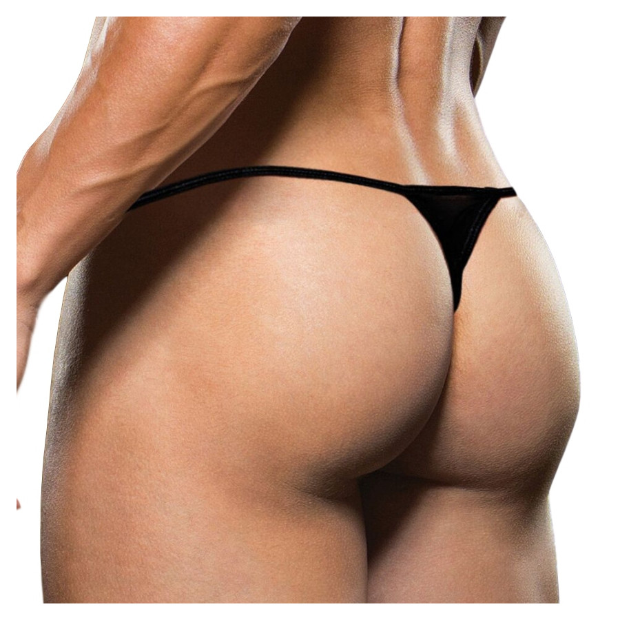 String Fin Mesh Noir