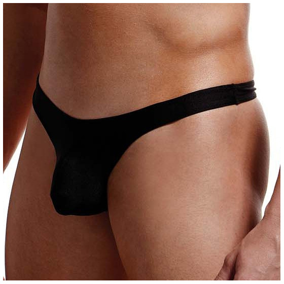 String Taille Basse Noir