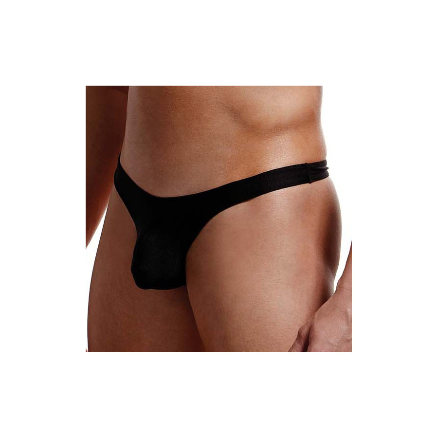 String Taille Basse Noir