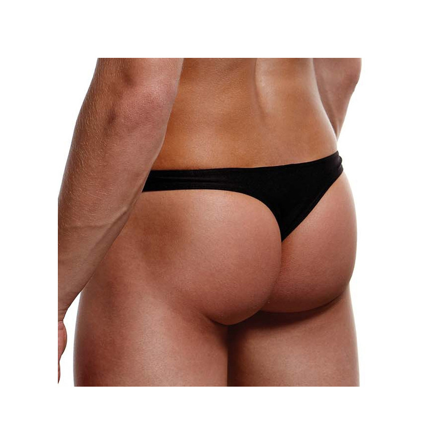 String Taille Basse Noir