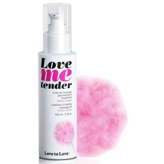 Huile de massage Love Me Tender Barbe à papa 100ml