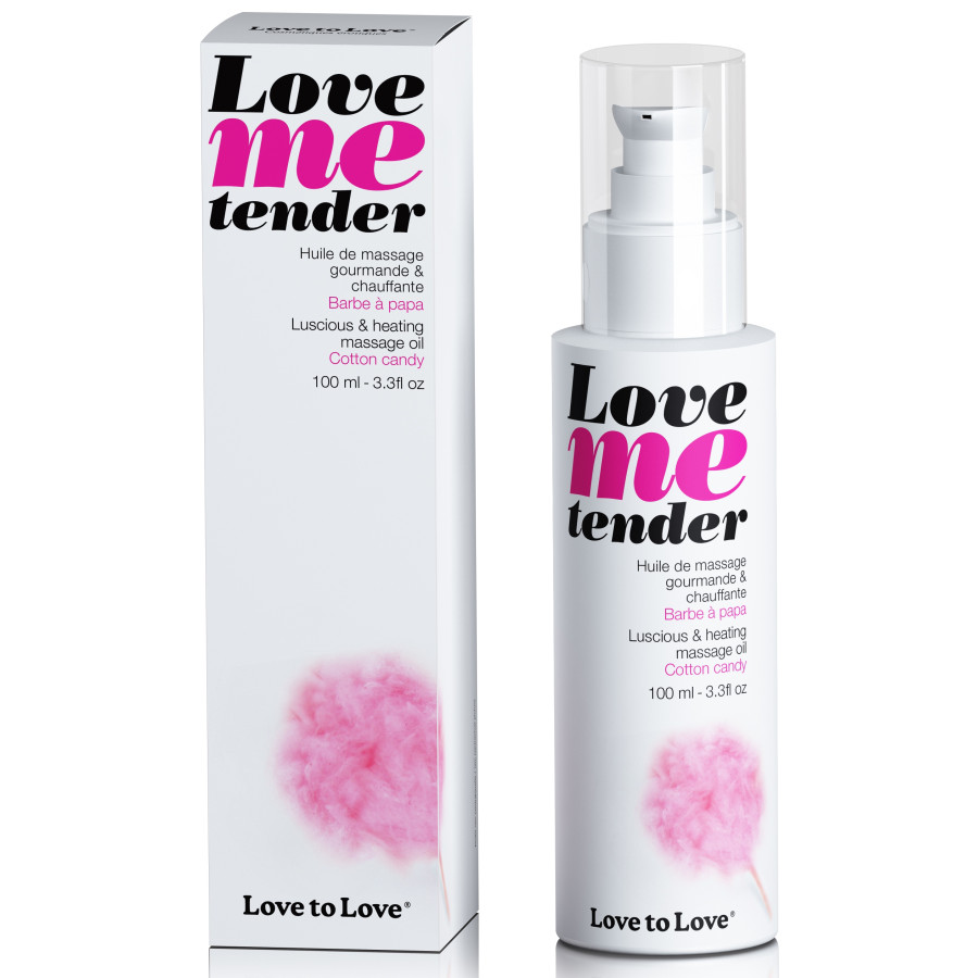 Huile de massage Love Me Tender Barbe à papa 100ml