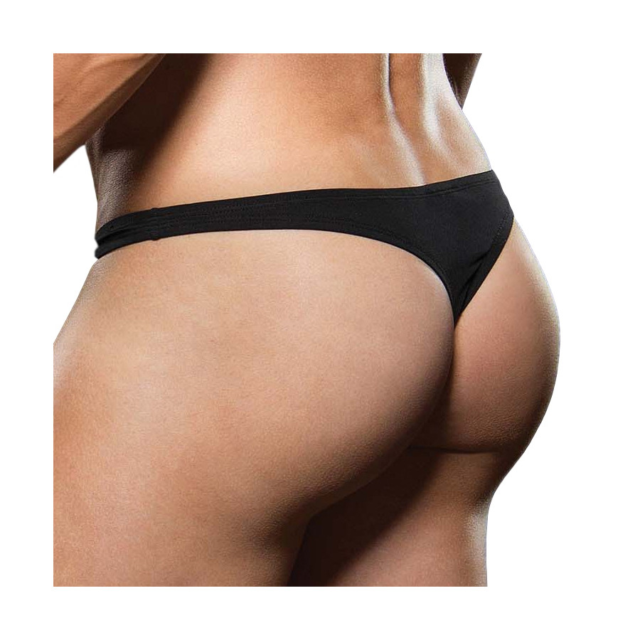 String Zipper Noir