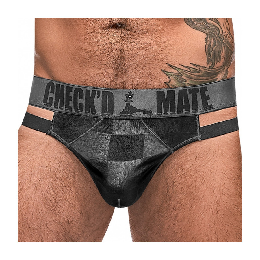 Thong Cutout Damier