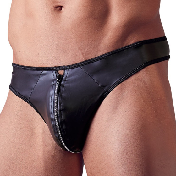 String Zip Fetish Noir