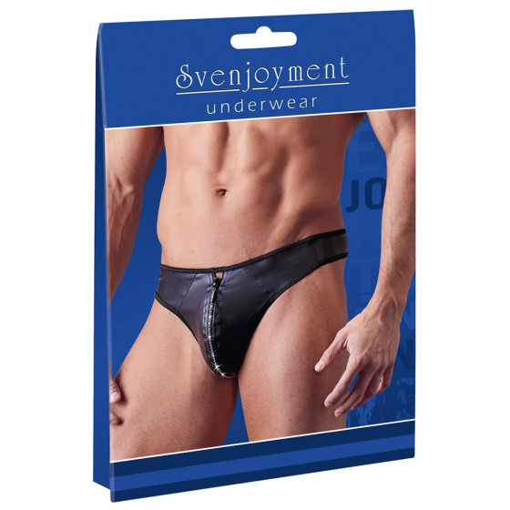 String Zip Fetish Noir