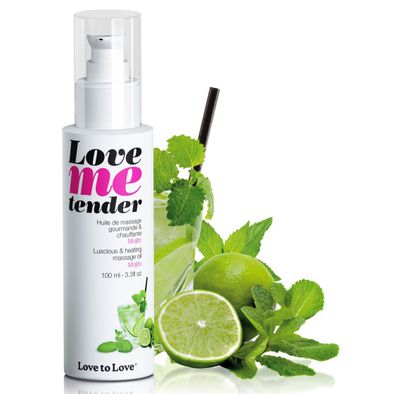 Huile de massage Love Me Tender Mojito 100ml