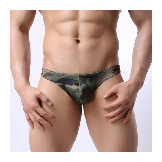 String Camouflage Taille basse