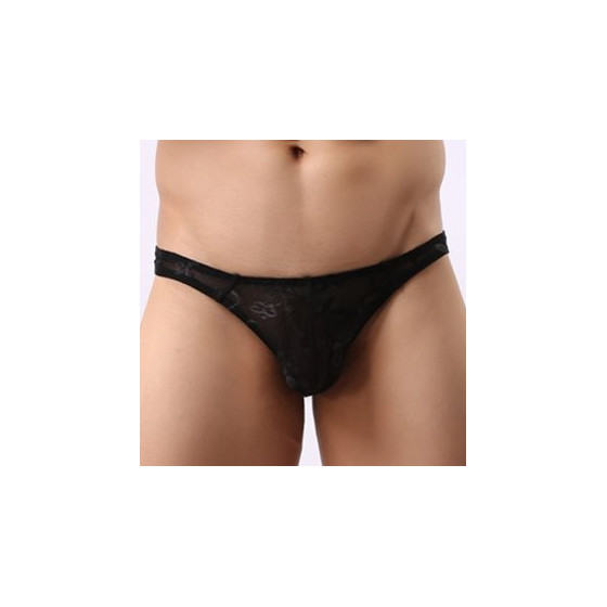 String Dentelle MANKINI Noir