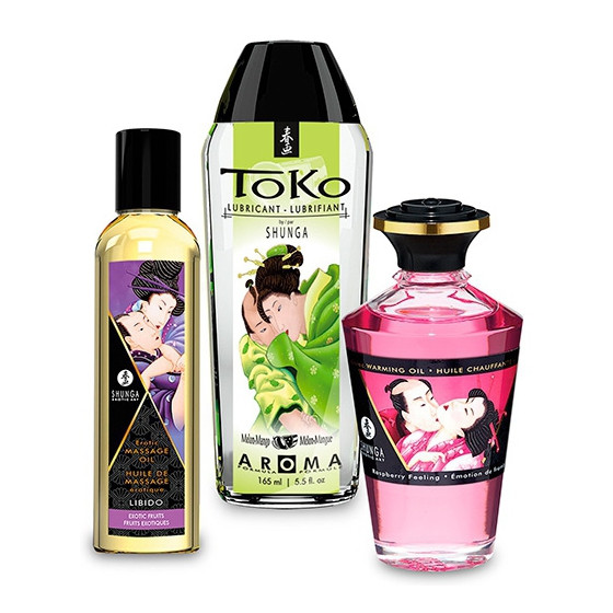 Kit de massage FRUITY KISSES Shunga