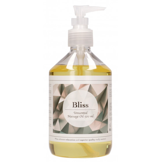 Huile de massage Bliss sans parfum 500ml