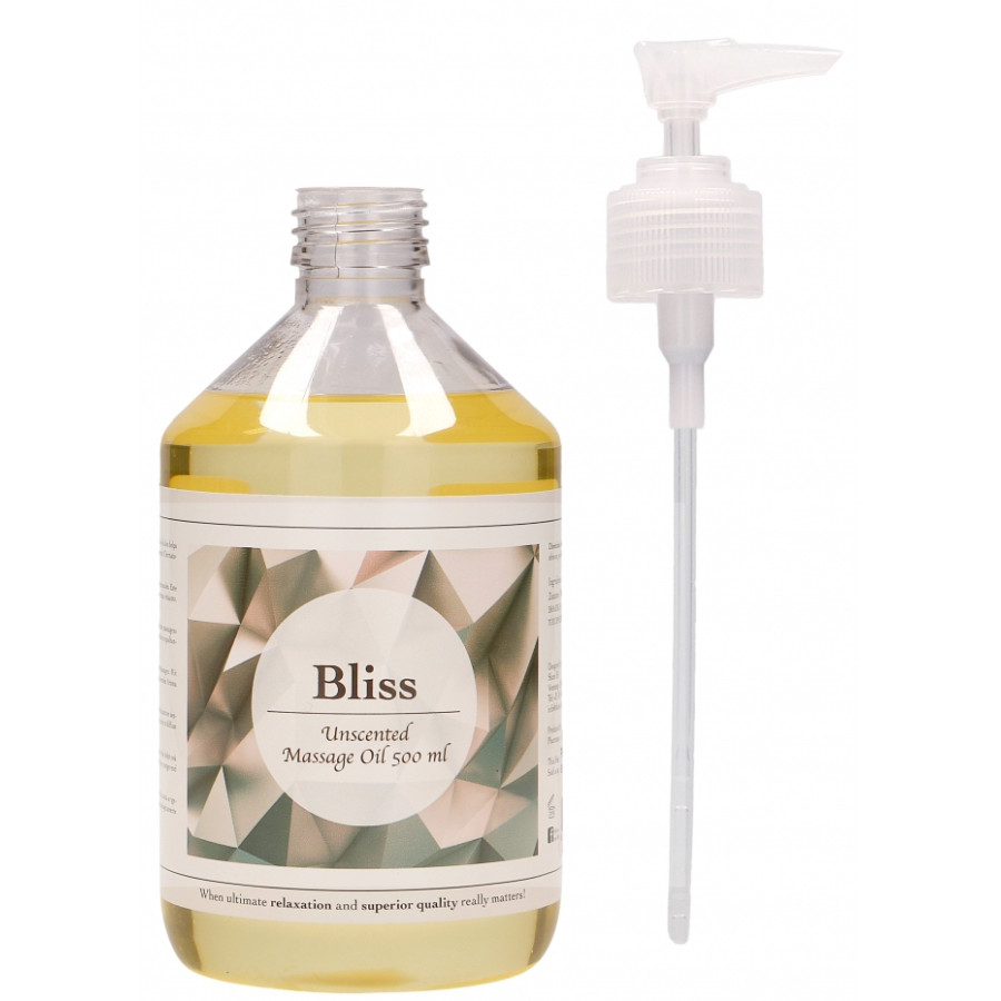 Huile de massage Bliss sans parfum 500ml