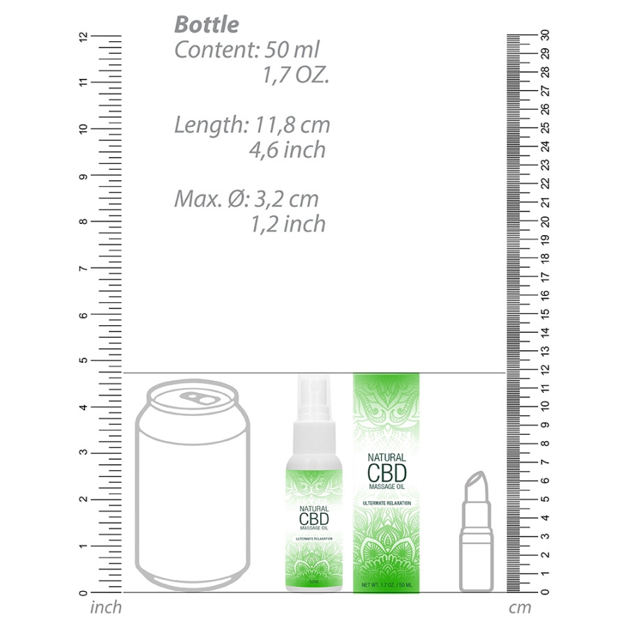 Huile de massage Natural CBD 50ml