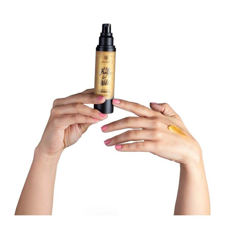 Huile corporelle éclatante Pretty But Wild 50ml