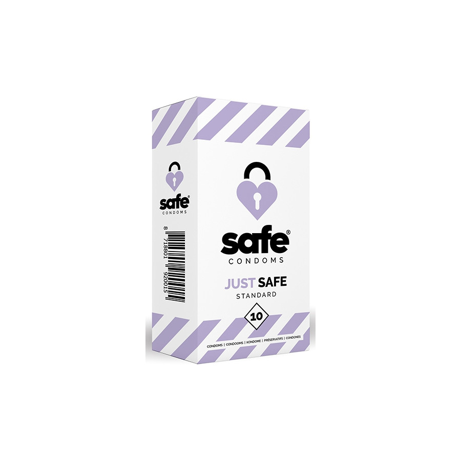 Préservatifs en latex JUST SAFE x10 Préservatifs en latex JUST SAFE x10