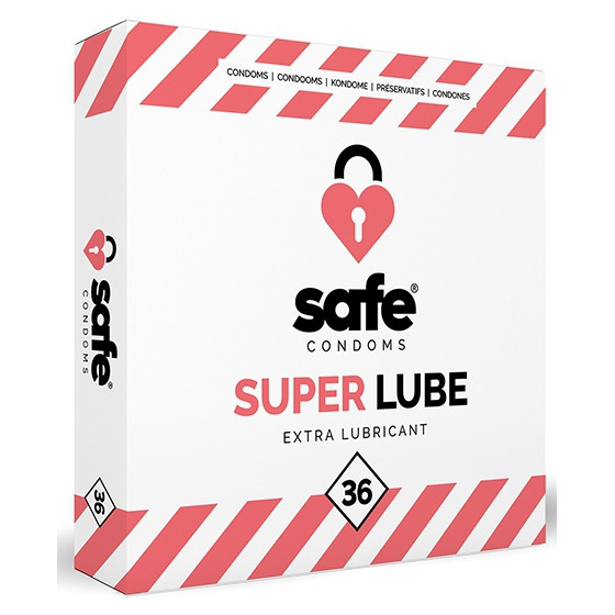 Préservatifs lubrifiés SUPER LUBE Safe x36