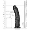 Gode Curved Strong 23 x 5.5cm Noir