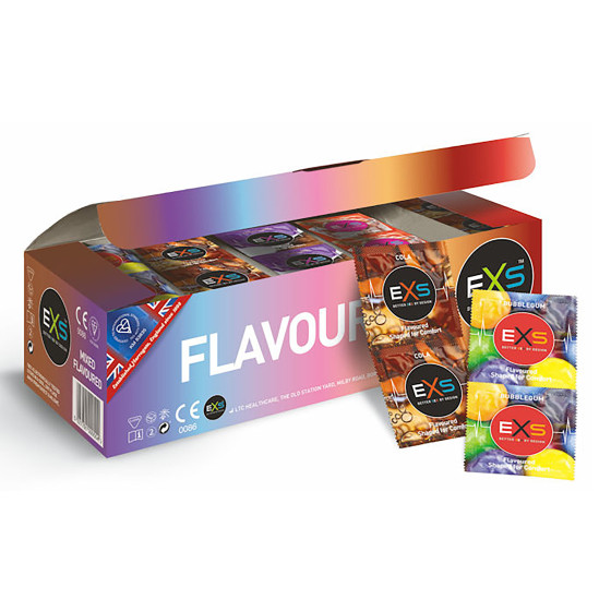 Préservatifs aromatisés Mixed Flavours x144