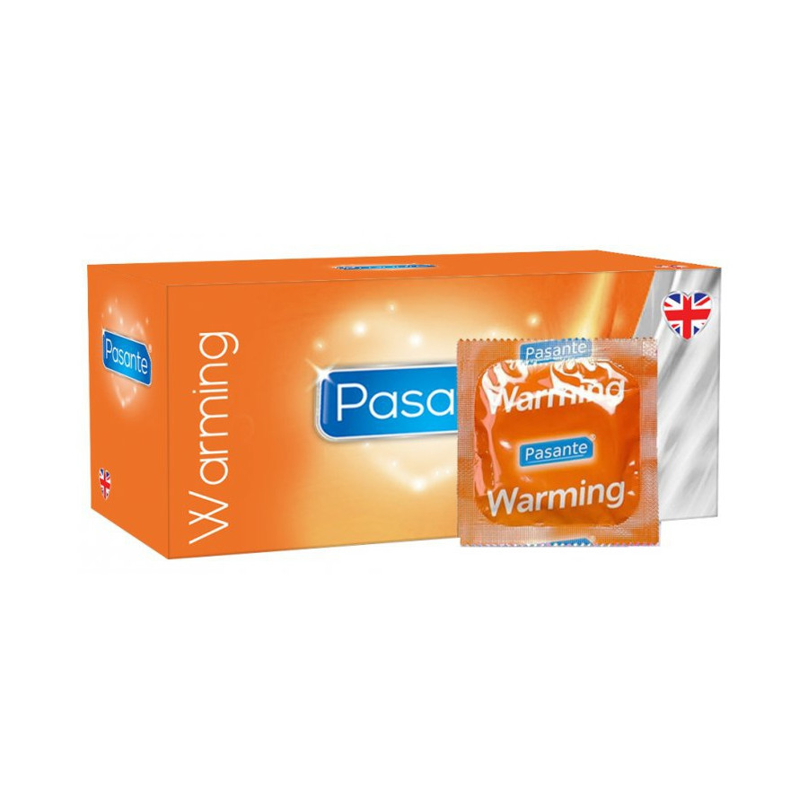 Préservatifs texturés WARMING Pasante x144