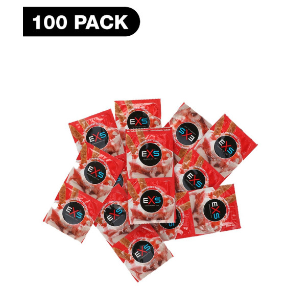 Préservatifs aromatisés à la Fraise x100