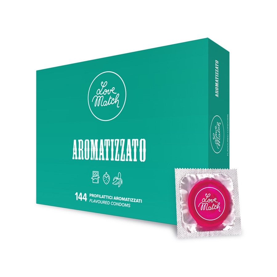 Préservatifs aromatisés Aromatizzato x144