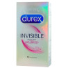 Préservatifs fins lubrifiés Invisible Durex x12