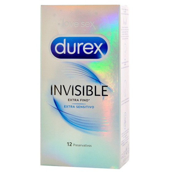 Préservatifs fins Invisible Durex x12