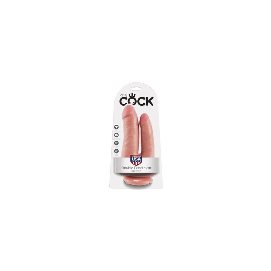 King Cock Double gode Penetrator 14 x 4cm