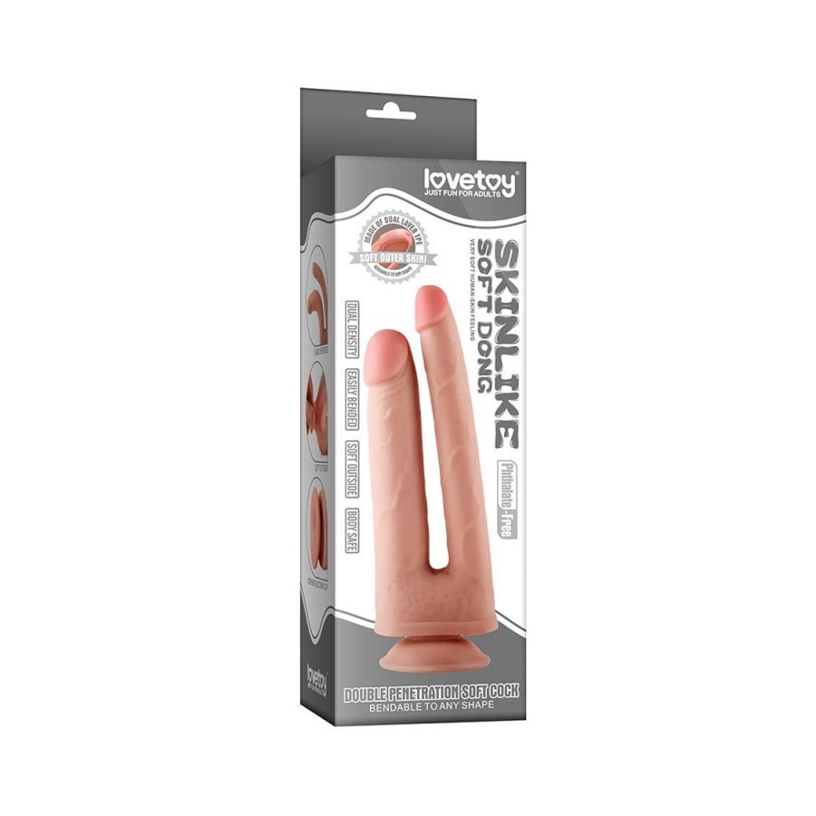 Double Gode SkinLike 18 x 3.5 cm