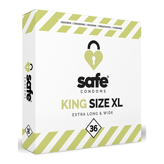 Préservatifs King Size XL SAFE x36
