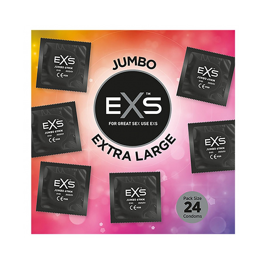 Préservatifs XXL Jumbo x24