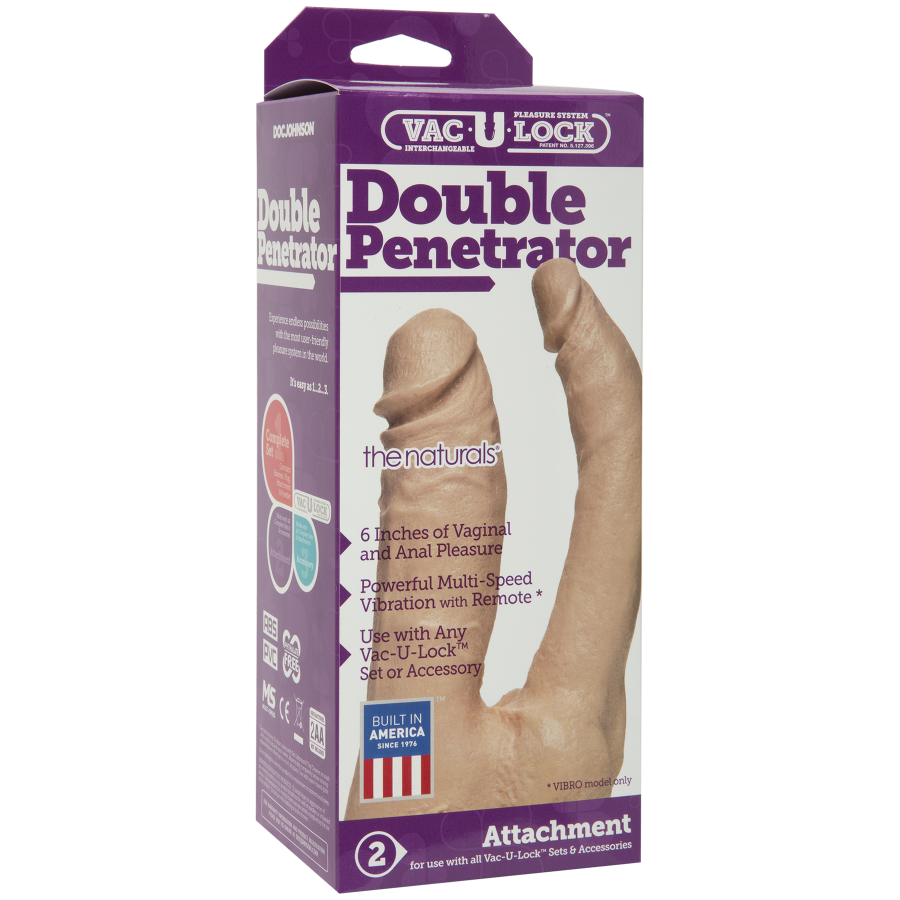 Double gode Vac-U-Lock 13  x 6.5 cm Chair