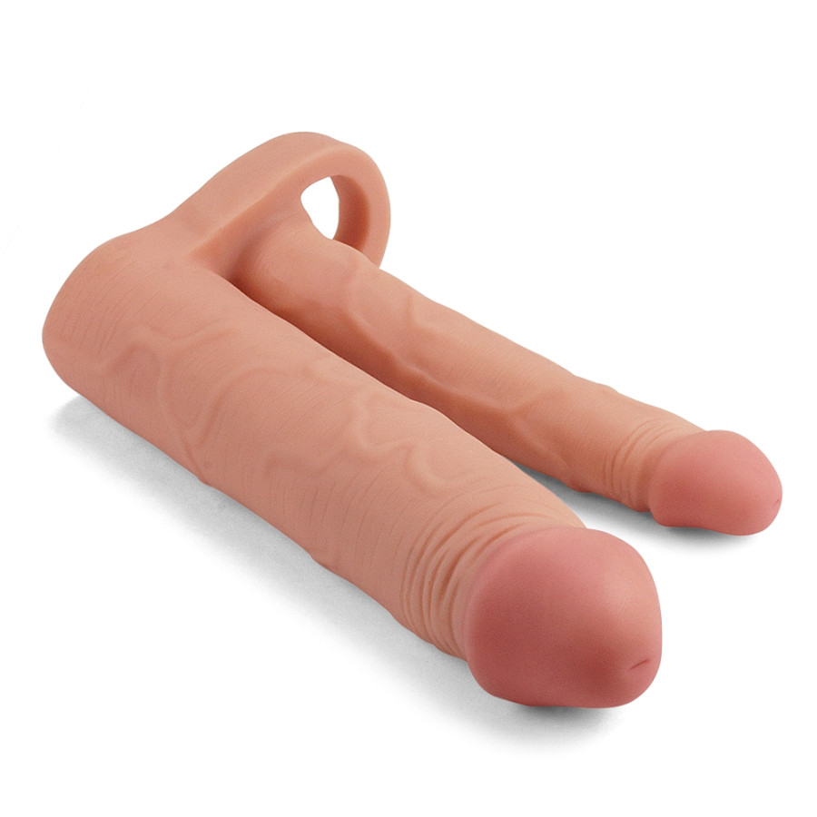 Gaine de pénis Double Penis 18 x 4 cm