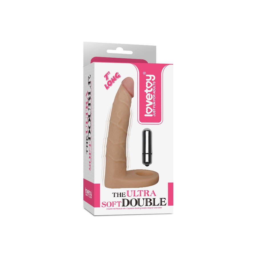 Gode vibrant Double Pénétration 16 x 3 cm