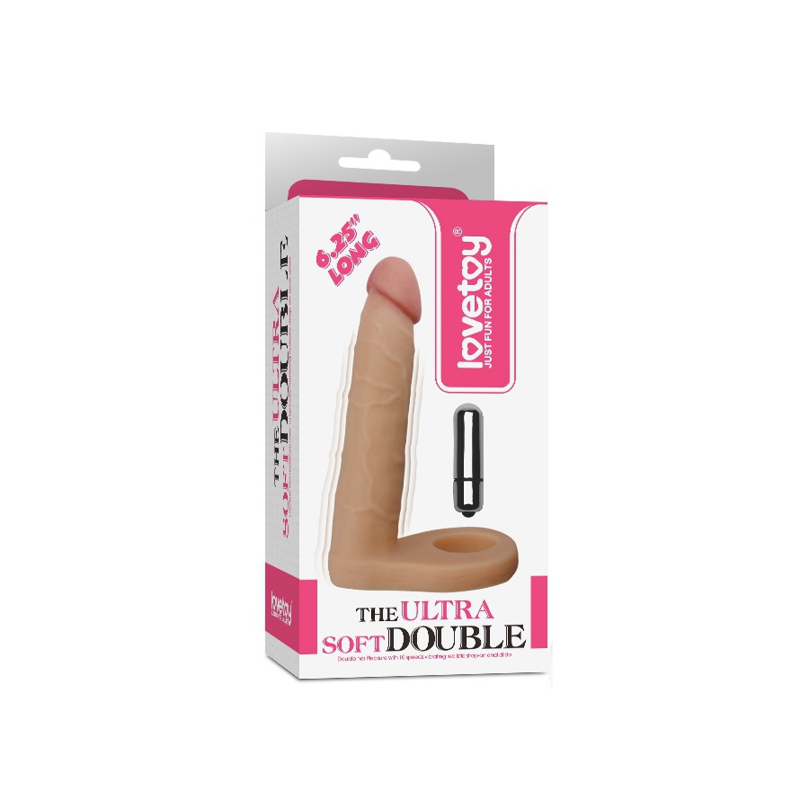 Gode vibrant Double Pénétration 14 x 3 cm