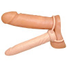 Gode pour Double pénétration 13.5 x 2.5cm