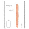 Double gode Realrock 36 x 4.4cm Flesh