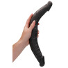 Double gode Realrock 36 x 4.4cm Noir