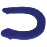 Mini Double gode U-Shape 11 x 3.1cm Bleu