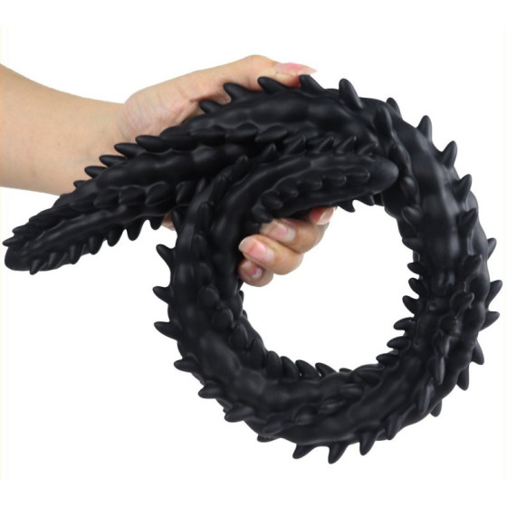 Double Gode Scolop S 40 x 3cm Noir
