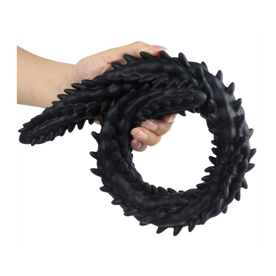 Double Gode Scolop M 50 x 4cm Noir