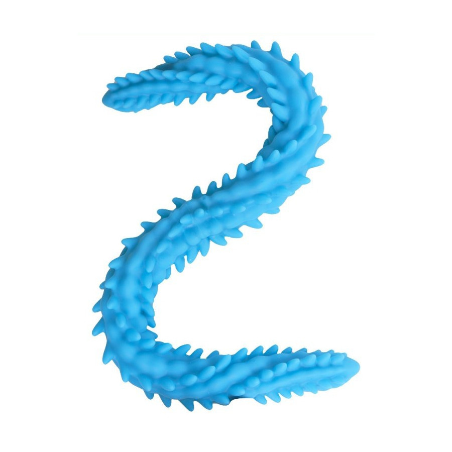 Double Gode Scolop M 50 x 4cm Bleu
