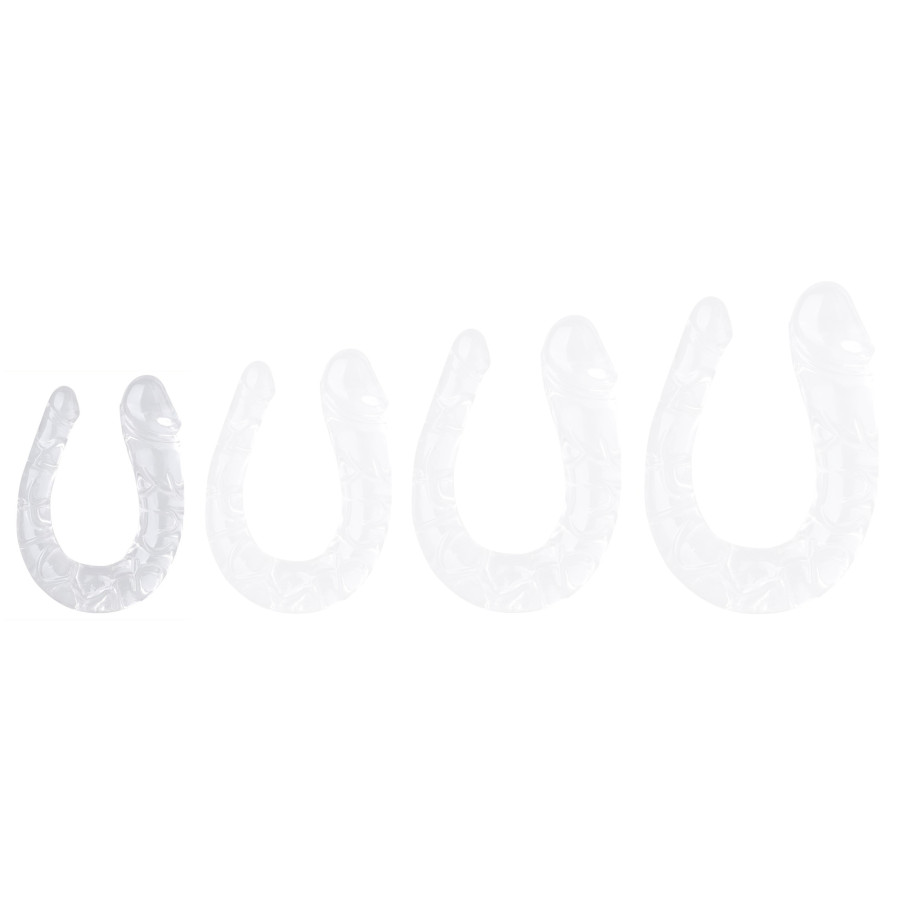 Double Gode Transparent U Jelly S 13.5 x 3cm Double Gode Transparent U Jelly S 13.5 x 3cm