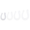 Double Gode Transparent U Jelly S 13.5 x 3cm