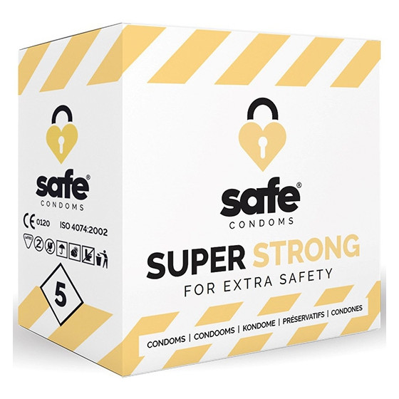 Préservatifs épais SUPER STRONG Safe x5